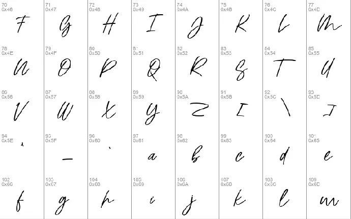 Andline font