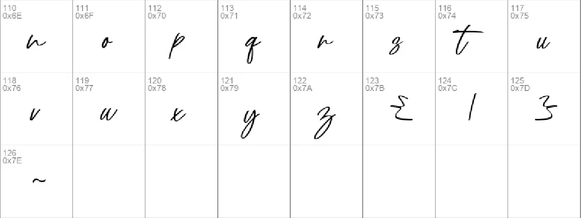 Andline font