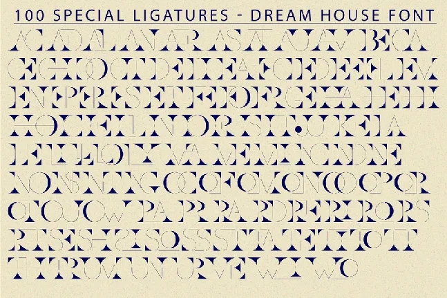 Dream House Demo font