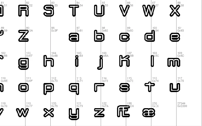 Loopy BRK font