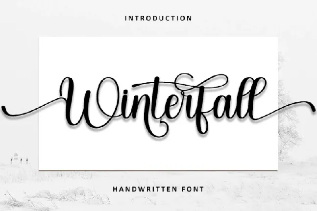 Winterfall font