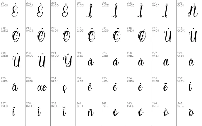 Winterfall font