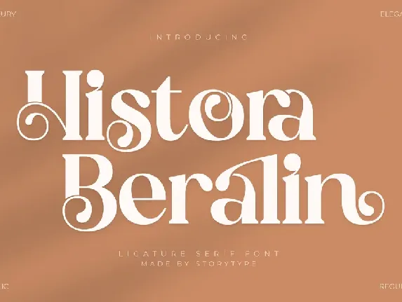 Histora Beralin font