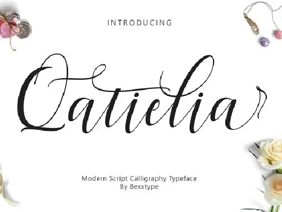 Qatielia Script font