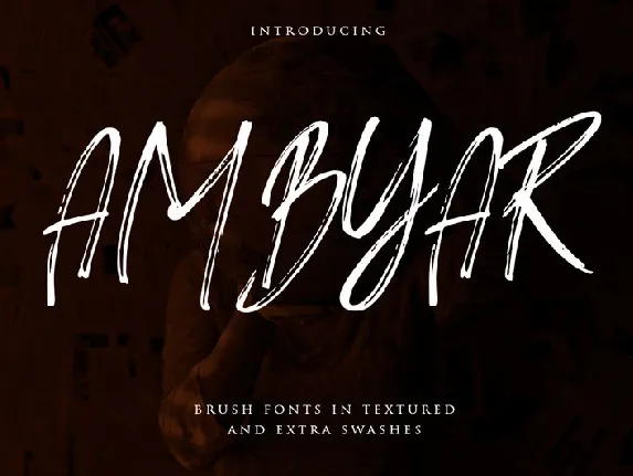 Ambyar Brush font