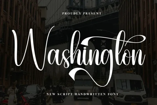 Washington Script Typeface font