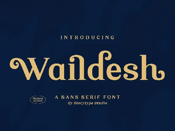 Waildesh font