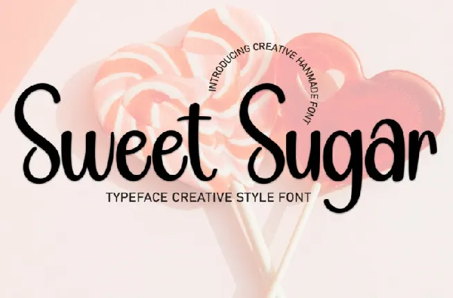 Sweet Sugar Display font