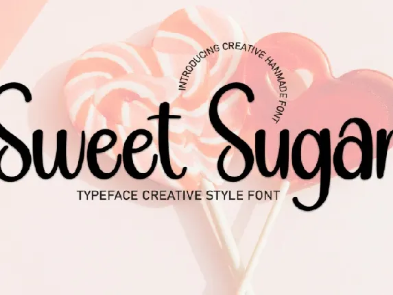 Sweet Sugar Display font