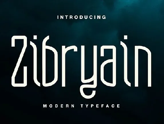 Zibryain demo font