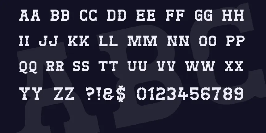 West Test font