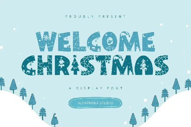 Welcome Christmas font