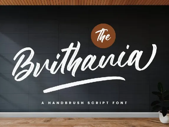 The Brithania font