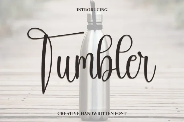 Tumbler Typeface font