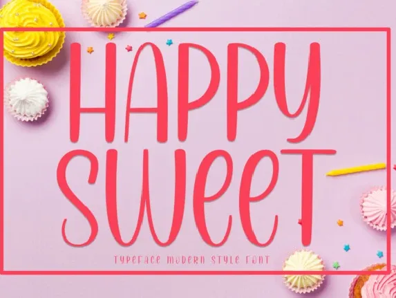 Happy Sweet Display font