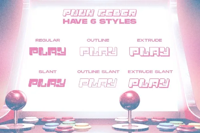 Punk Cyber DEMO font