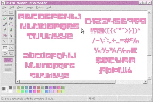 Punk Cyber DEMO font