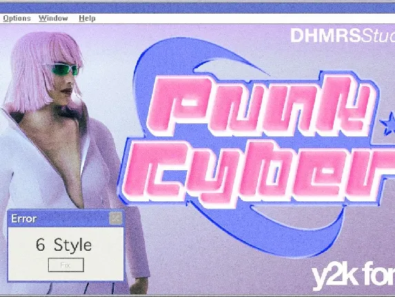 Punk Cyber DEMO font