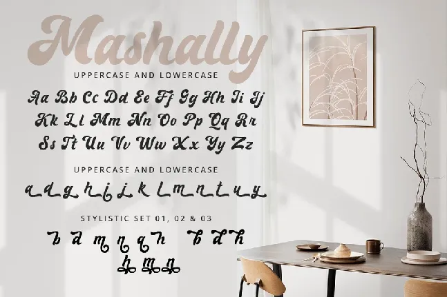 Mashally Free font