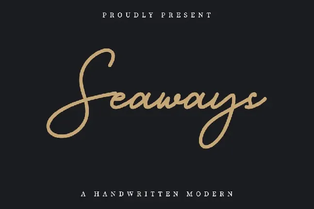 Seaways Demo font