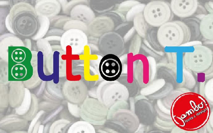 Button T. font