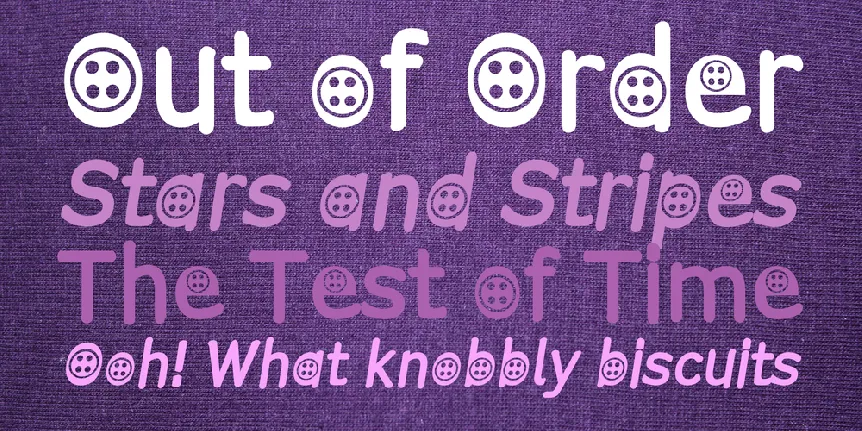 Button T. font