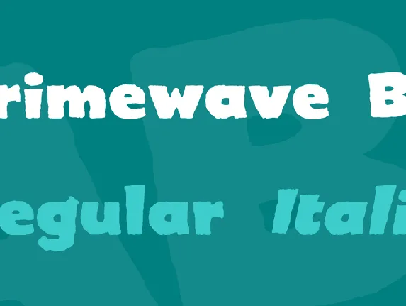 Crimewave BB font