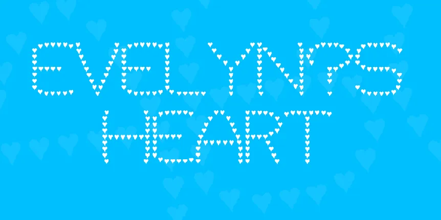 Evelyn's Heart font