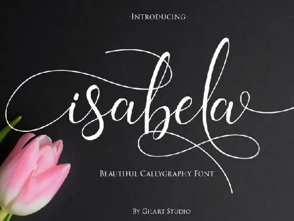 Isabela Calligraphy font