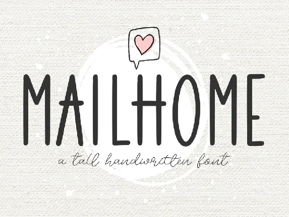 Mailhome font