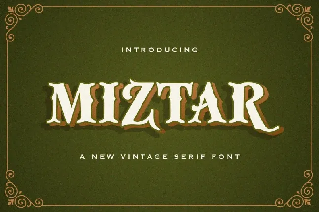 Miztar Blackletter font