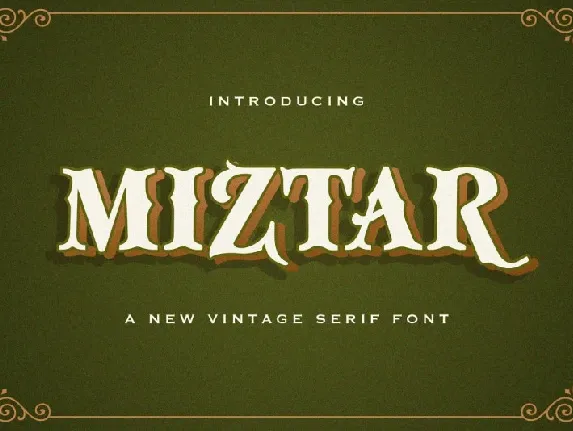 Miztar Blackletter font