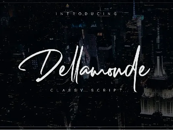 Dellamonde Script font