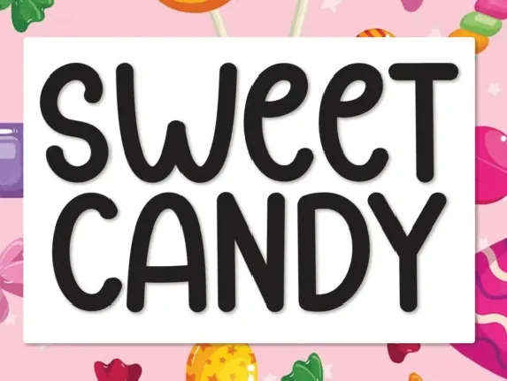 Sweet Candy Display font