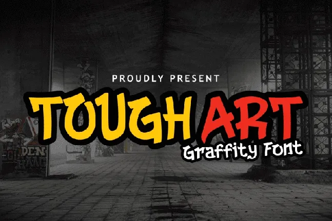 Tough Art font