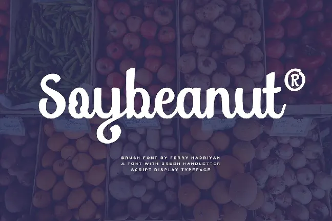 Soybeanut Script Free font