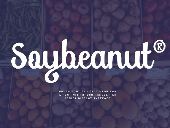 Soybeanut Script Free font