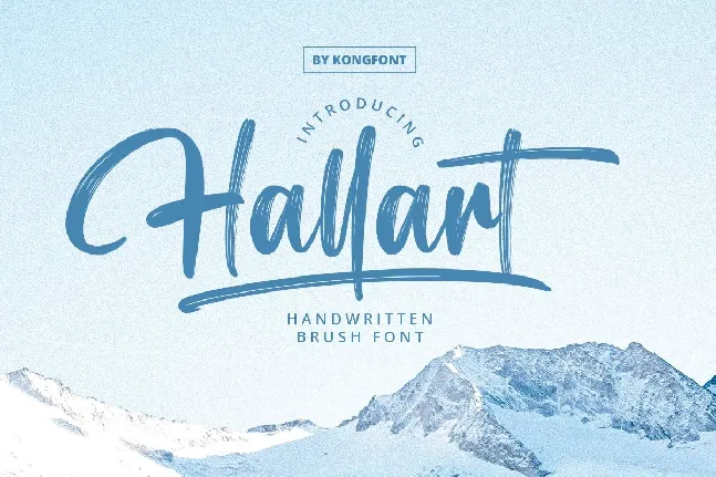 Hallart font