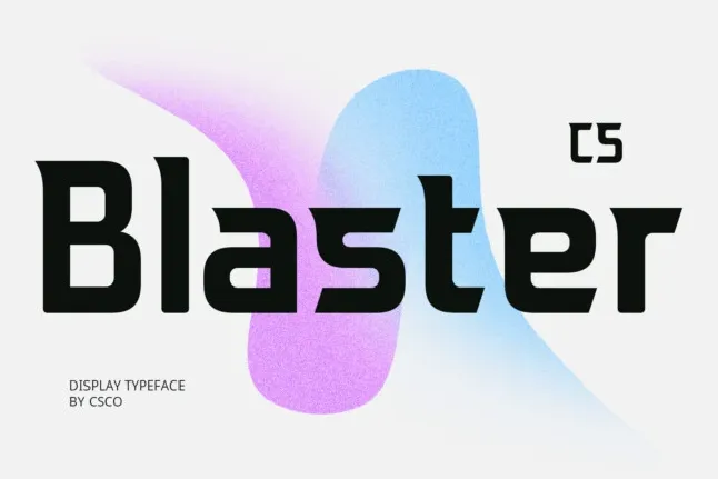 CS Blaster font