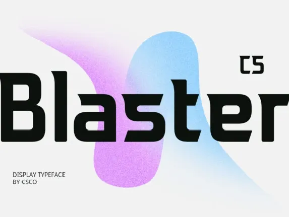 CS Blaster font