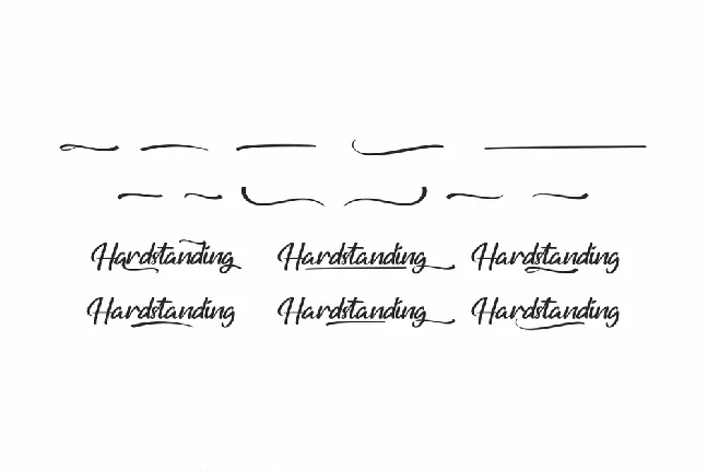 Hardstanding Demo font