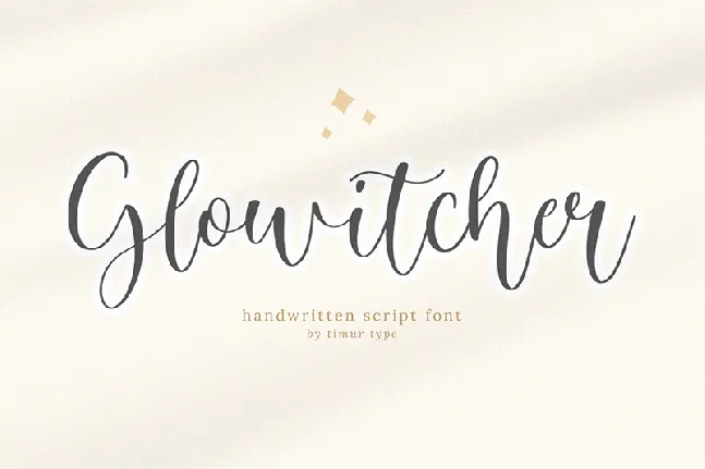 Glowitcher font