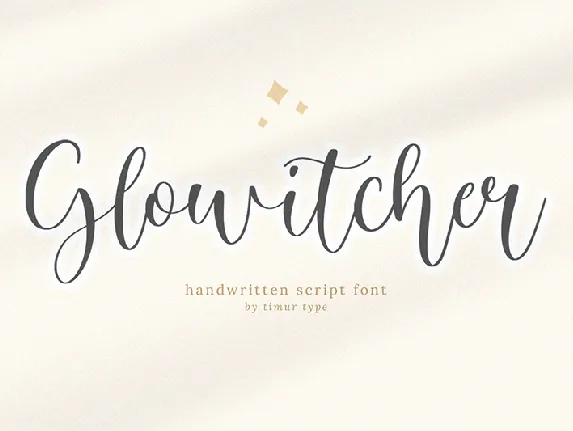 Glowitcher font