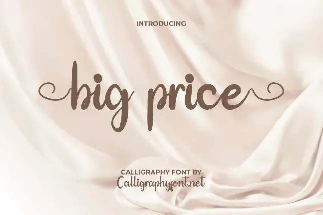 Big Price Demo font