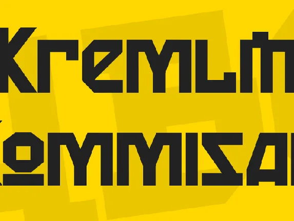 Kremlin Kommisar font