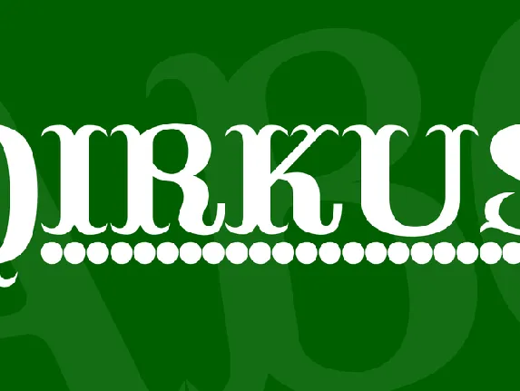 Qirkus font