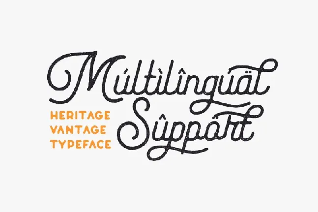 Heritage Bestie font