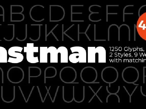 Eastman Sans Serif font