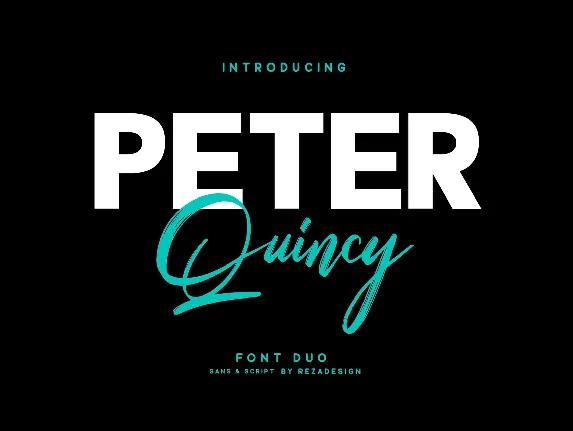 Peter Quincy font