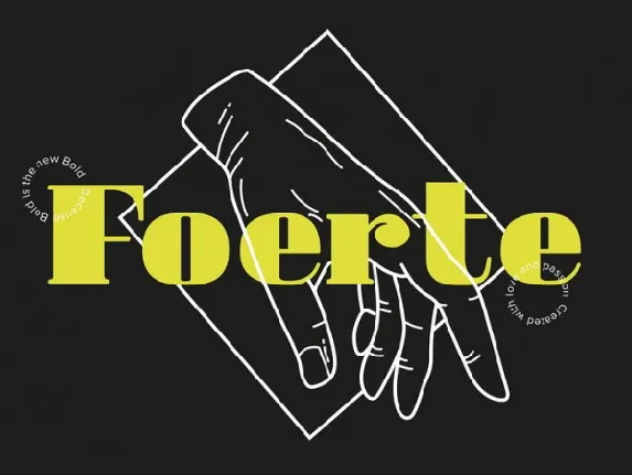 Foerte Serif font